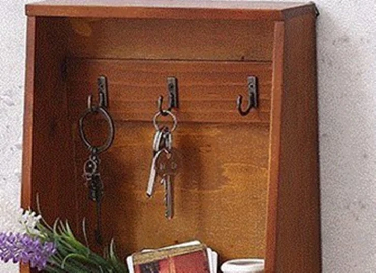 Customization Wooden/Wood Wall Mounted Box for Keys Hanging