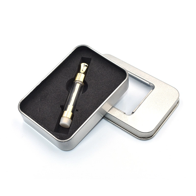 Tin Case Vape Cartridge Packaging Glass Syringe Packaging Box