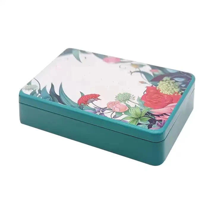 Custom-Designed Recyclable Food Safety Gift Metal Box Cosmetic Tin Packaging