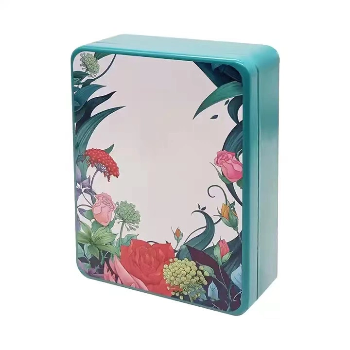 Custom-Designed Recyclable Food Safety Gift Metal Box Cosmetic Tin Packaging