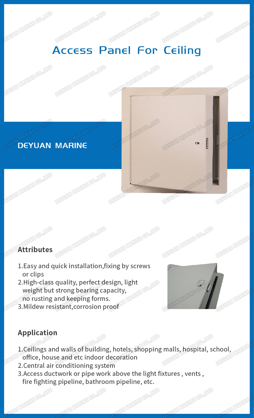 Interior Roof Designs Metal Inspection Access Hatch Door