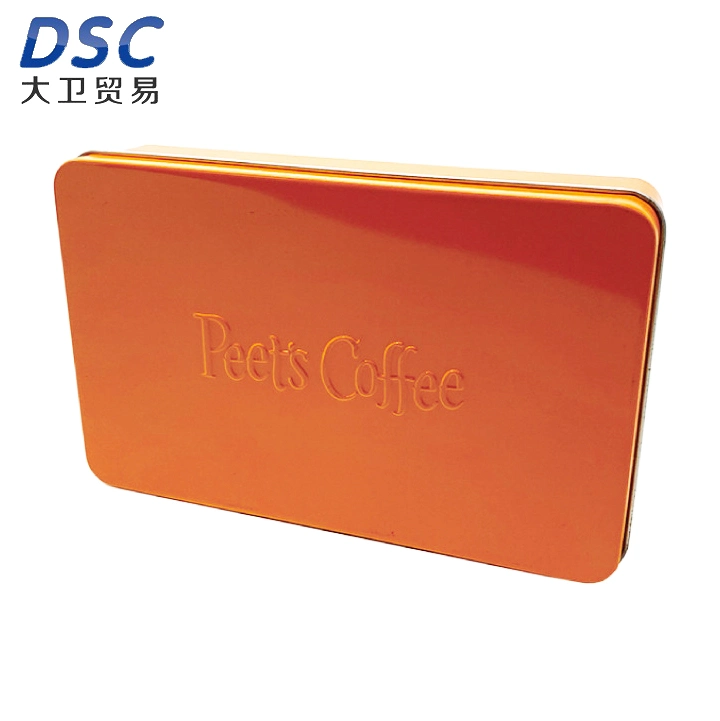 Rectangular Packaging Metal Coffee Candy Box Cookies Tin Box