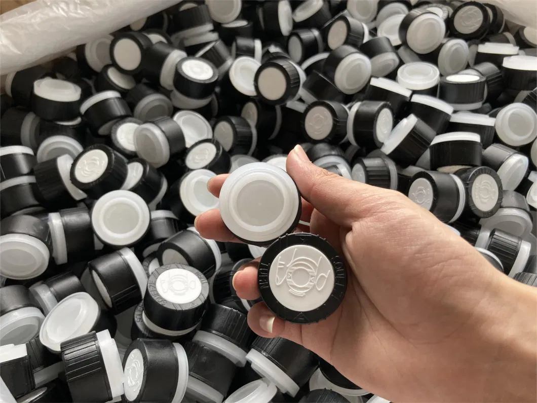 PE Plastic Child Proof Aluminum Foil Screw Caps for Engine Oil Car Care Packing Container