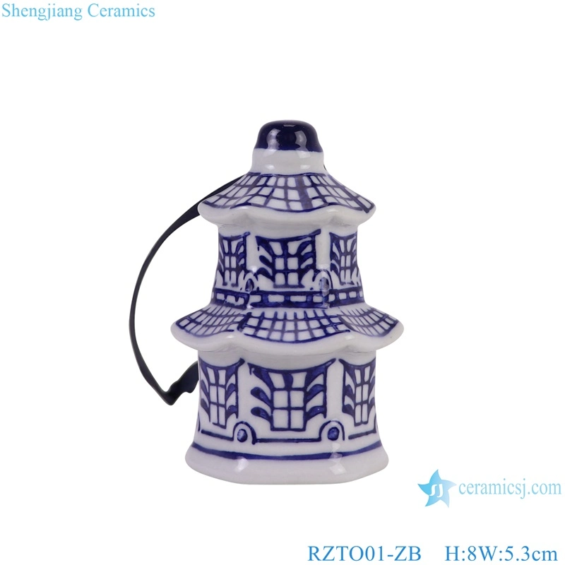 Rzto01-Series Ceramic Party Decoration Ornaments Irregular Shape Towel Round Small Hangings Jars