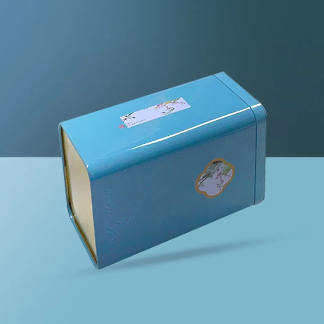 Tea Packaging Tin Can Sealed Tinplate Box with Lid Gift Box