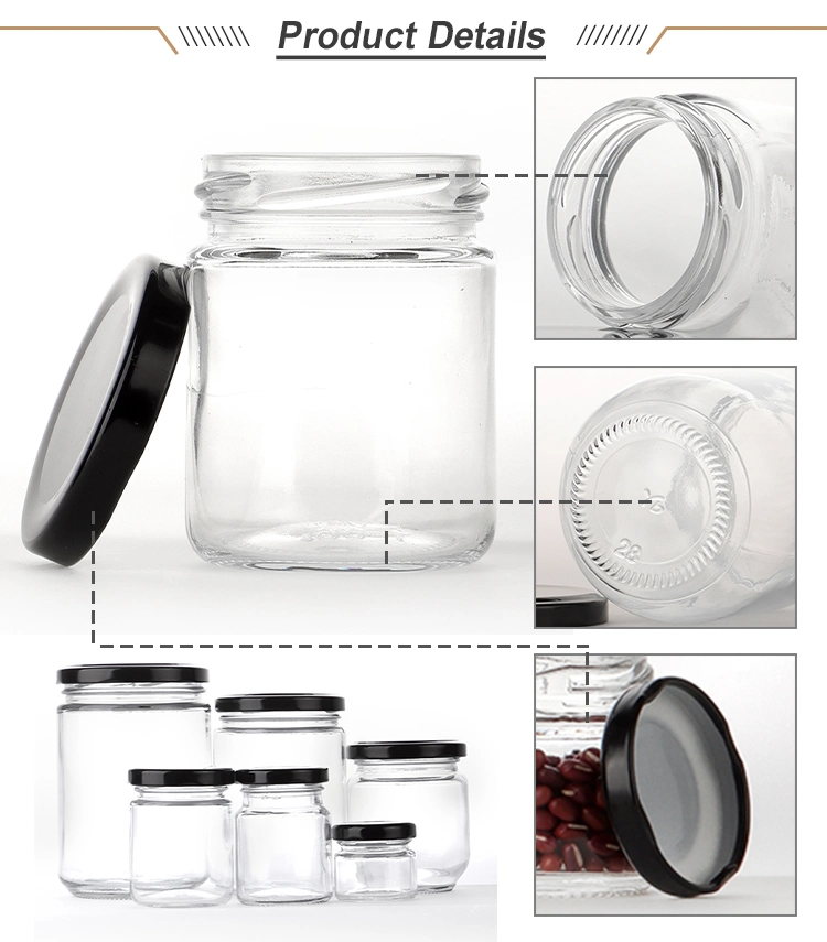 Cheap Wholesale Round Mini 1oz 30ml 40ml 50ml Small Glass Honey Jar