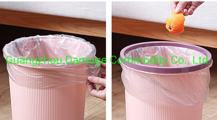 Household Living Room Used Kitchen Transh Can Hanging Plastic Garbage Trash Can Waste Dustbin with Clamping Ring