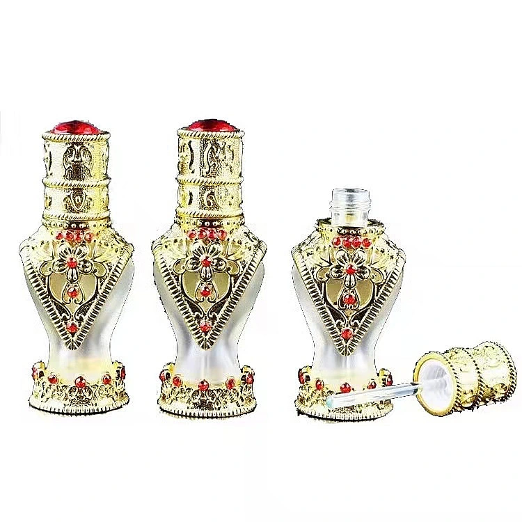 10ml Arabia Perfume Bottle Essential Oil Container Human Attar Dropper Bottle