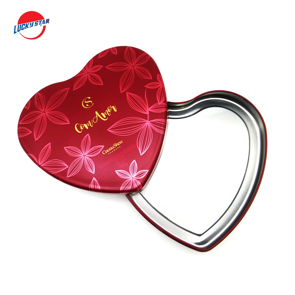 Heart-Shaped Gift or Candy Tin Box