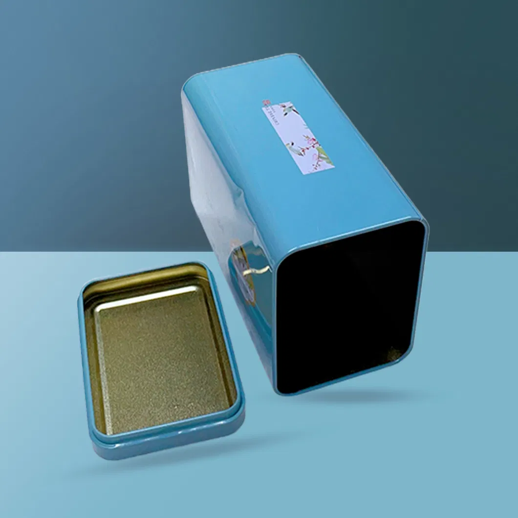 Tea Packaging Tin Can Sealed Tinplate Box with Lid Gift Box