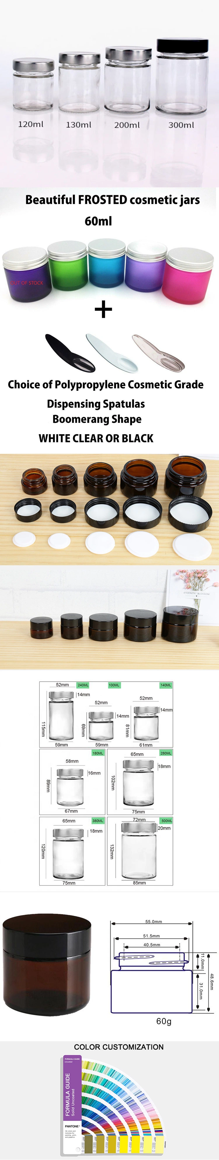 Small Empty Personal Care Cream Jars with Logo Printing
