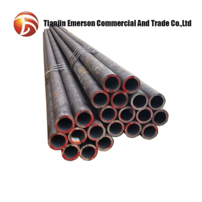 High Quality ASTM A335 P11p22 P5 P9 P91 Iron Black Seamless Alloy Steel Pipe