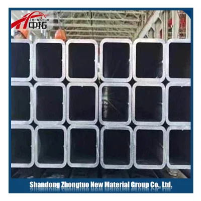 Supplier Hot Dipped ERW Spiral Welded Alloy Galvanized Rhs Hollow Section Ms Gi Square Rectangular Carbon Steel Pipe