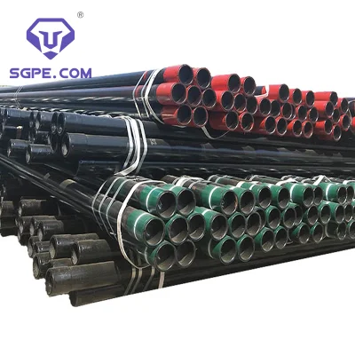 API 5CT Oilfield Casing Pipes Carbon Seamless Steel Pipe Oil Well Tubing Pipe Oil and Gas Well Casing Tube 13cr L80 N80 K55 OCTG Casing Tubing and Drill Pipe