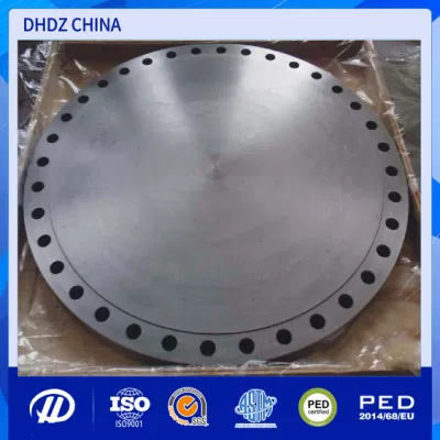 Customized Stainless Steel Carbon Steel Flat Weld Butt Weld 304 Large Diameter Flange Piece Forging Customized 316 Blind Flange