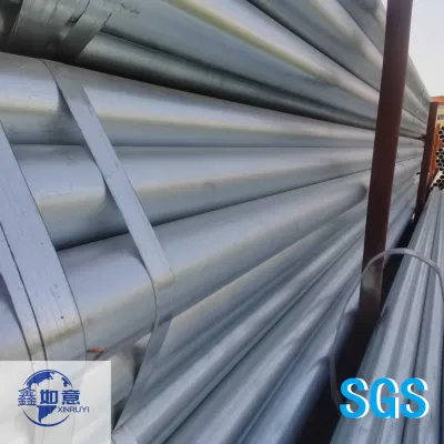 ASTM A106 API 5L High Presssure Ms Steel Carbon Galvanized ASTM A53 Ss400 Q235 Black Iron Seamless Sch40 Steel Tube Pipe for Building Material