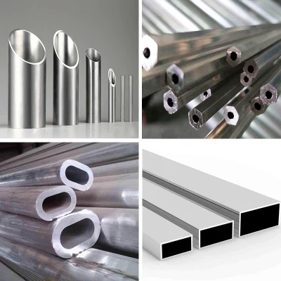 Large Diameter Seamless Anodized Bendable Square Round Hexagon Rectangular Flat Extruded Metal Al Aluminum Aluminium Alloy Connecting/Cooling/Heat Tube Pipes