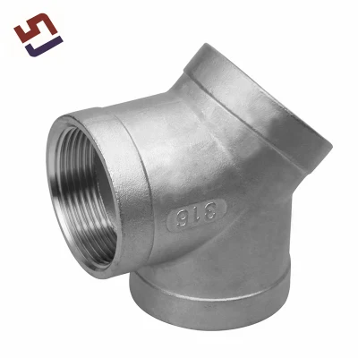 Suppliers Sanitary Alloy Steel Tube Fittings Casting High Pressure Pipe Fittings Female NPT/Bsp Threaded Bathroom/Pipe Fitting Tee
