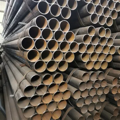 ASTM A106 API 5L ASTM A53 Grade B Standard Size DN50 Sch40 S355 Welded Seamless Mild Carbon Steel Pipe Black Welding Carbon Steel Pipe