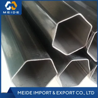 1020 Q355 Carbon Steel Tube SUS304 Stainless Steel Special Shaped Pipe/Hexagon Pentagon Triangle Shapes Pipes for Decoration Project Seamless Shaped Tube/Pipe