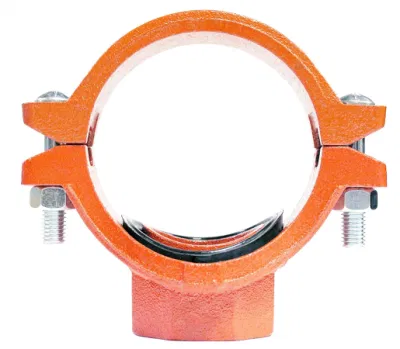 Tontr Alloy Steel Pipe Fitting Threaded Mechanical Tee FM/UL for Fire Fighting