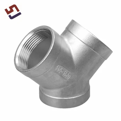 Suppliers Sanitary Alloy Steel Tube Fittings Casting High Pressure Pipe Fittings Female NPT/Bsp Threaded Bathroom/Pipe Fitting Tee