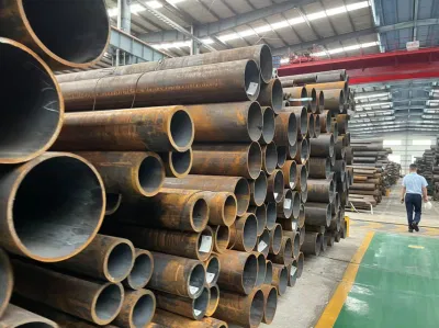 ASTM SA179 S400 Black Coating Alloy Seamless Steel Pipe Wholesale DN200 Std Q345b Seamless Cold Drawn Low-Carbon Steel Pipes for Heat Exchangers and Condensers