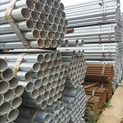 Construction Scaffold Tube Size HDG Hot DIP Galvanized Q235 Q345 Scaffolding Weld Steel Pipe