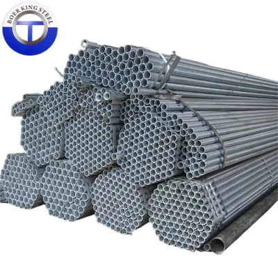 Factory Price 2mm 3mm Galvanized Carbon Steel Welded Tube DN50 DN65 Galvanized Steel Pipe for Scaffolding