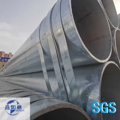 ASTM A106 API 5L High Presssure Ms Steel Carbon Galvanized ASTM A53 Ss400 Q235 Black Iron Seamless Sch40 Steel Tube Pipe for Building Material