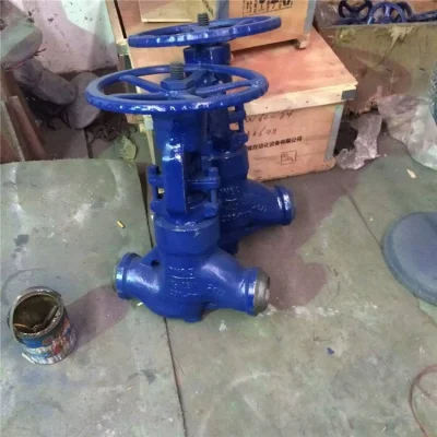 Butt welding high-temperature and high-voltage power station cut-off valve J61Y