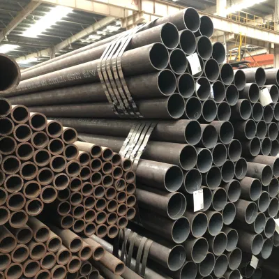 ASTM A106b Q345b Q235B Hot Rolled Carbon Steel Round Tube Seamless Steel Welded Pipe Square Tube Cold Rolled Tube High Pressure Pipe 219*5 219*7 Galvanized Tube