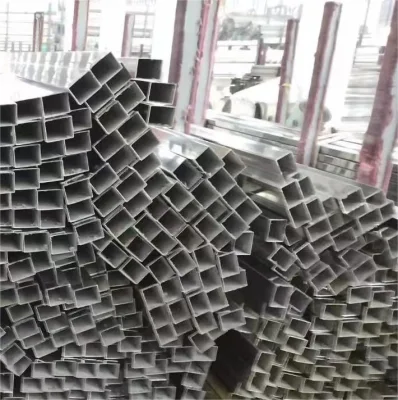 AISI ASTM Stainless Steel Seamless Square Rectangular Tube Pipe 201/304/310/316/316L/321/904/2205/2507 Hot Rolled Cold Drawn Corrosion Resistant Galvanized
