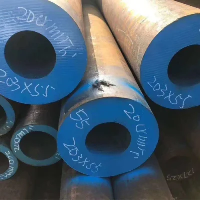 ASTM A106 A53 Gr. B A336 API 5L Seamless Steel Pipe Galvanized/Stainlesss/Ms Alloy Large Diameter Thick Wall Sch40 Sch80 Seamless Fluid Fire Boiler Tube Pipe