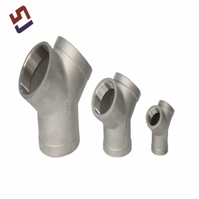 Suppliers Sanitary Alloy Steel Tube Fittings Casting High Pressure Pipe Fittings Female NPT/Bsp Threaded Bathroom/Pipe Fitting Tee