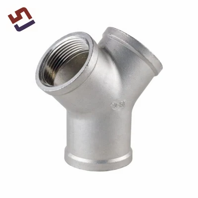 Suppliers Sanitary Alloy Steel Tube Fittings Casting High Pressure Pipe Fittings Female NPT/Bsp Threaded Bathroom/Pipe Fitting Tee