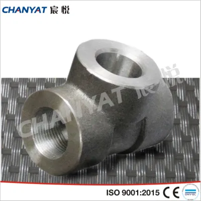 Duples Nickel Alloy 3000lb Forged Fitting Tee B619 Uns N10276, Hastelloy C276
