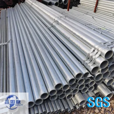 ASTM A106 API 5L High Presssure Ms Steel Carbon Galvanized ASTM A53 Ss400 Q235 Black Iron Seamless Sch40 Steel Tube Pipe for Building Material