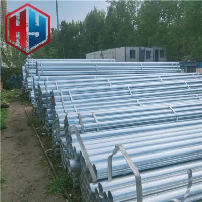 ASTM A795 A53 Grade B Sch10 Sch40 Grooved Ends Carbon Steel ERW Welded Galvanized Iron Pipe