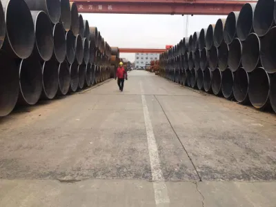 X52 Penstocks Project Diameter 300mm to 3500mm Seamless/ ERW Spiral Welded / Alloy Galvanized/Rhs Hollow Section Spiral Welded Steel Pipe SSAW Pipe