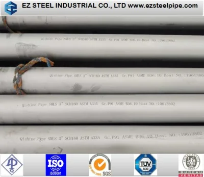 ASTM A335 T5/T9/T11/T22/P11/P91/P92 Seamless Alloy Steel Tubing Alloy Pipe