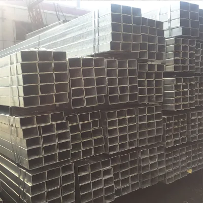 China Supply Hot DIP Galvanized Steel Tube/Rectangular Hollow Steel Pipe