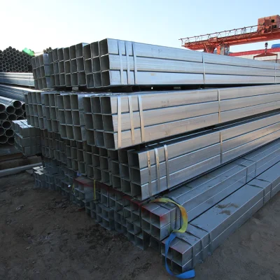 China Supply Hot DIP Galvanized Steel Tube/Rectangular Hollow Steel Pipe