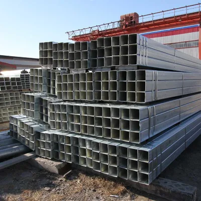 China Supply Hot DIP Galvanized Steel Tube/Rectangular Hollow Steel Pipe
