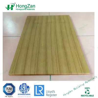 Wood Grain Painted Solid Aluminum Panel Curtain Wall