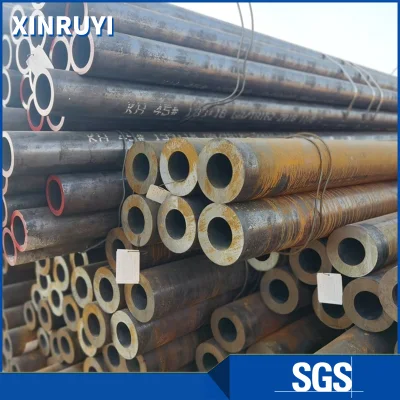 DIN1629/3 1629/4 St52 St52.4 ASTM A210-C 16mn Low Alloy Steel Seamless Hot Rolled Round Pipes