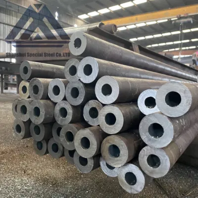 Seamless Pipe Factory Supply ASTM A106 A53 Sch40 Oil and Gas Pipeline Hot Rolled Carbon Steel Pipe Black Iron Round Seamless Steel Pipe