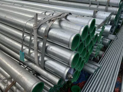 Galvanized Round Steel Pipe/Tube High Quality Q235 Q345 4inch Hot DIP Gi for Handrail