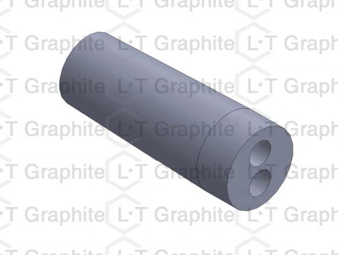 High Mechanical Strength Hollow Graphite Tube for Continious Brass Foundry