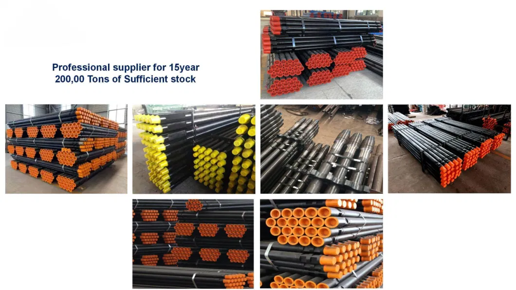 HDD Trenchless Drill 42mm 50mm 60mm 73mm 89mm 114mm Drill Rod Friction Welding Drilling Pipes